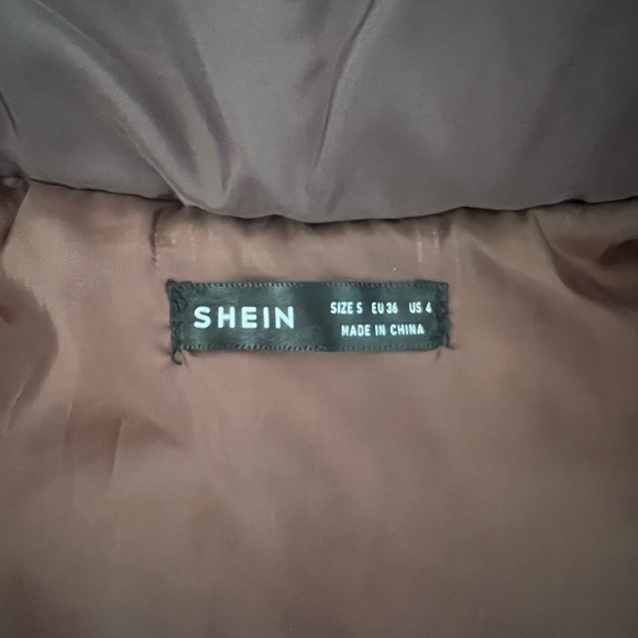 SHEIN brown puffer - Picture 4 of 4